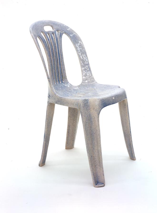 Light Blue, Unique Mono-Block Resin Chair
