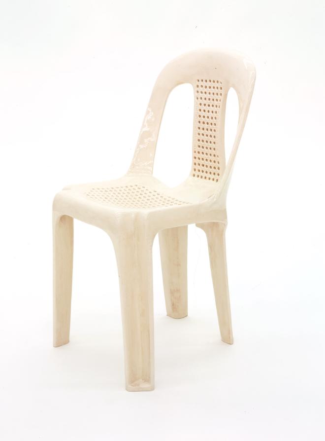 White, Unique Mono-Block Resin Chair